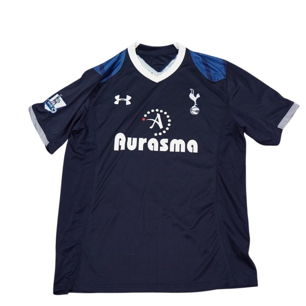 Under Armour Tottenham Hotspur Jersey Men XL Blu Aurasma EPL 2012 Soccer Barclay